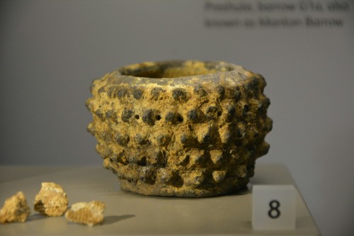 Prehistoric incense burners, Wiltshire Museum, Devizes