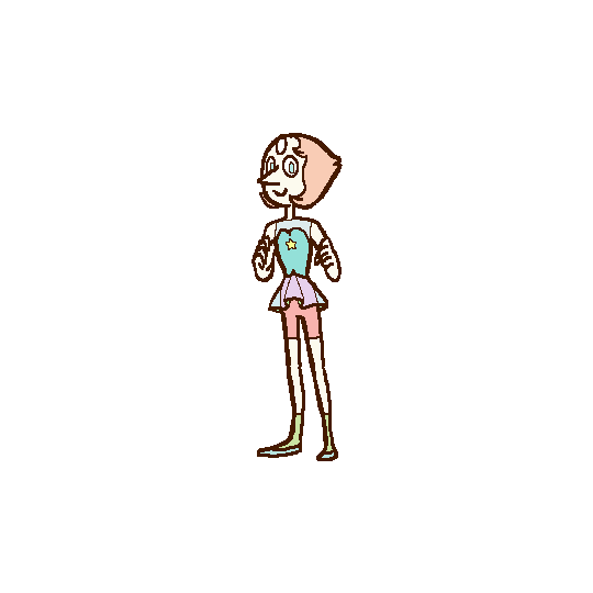 derpychen:  made a transparent dancing pearl while working on another steven universe