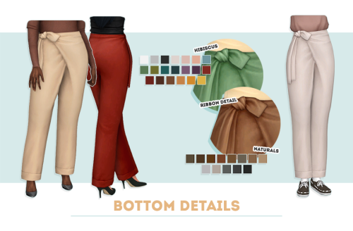 solistair:Emma Draped PantsHigh waist tied draped pants that can be paired with both tight and loose