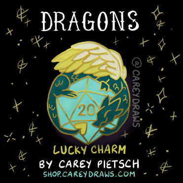 careydraws:Preorders for my Dragons series of hard enamel pins close tomorrow! Last chance to preord