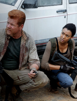 dailytwdcast:  Sasha and Abraham in ‘The
