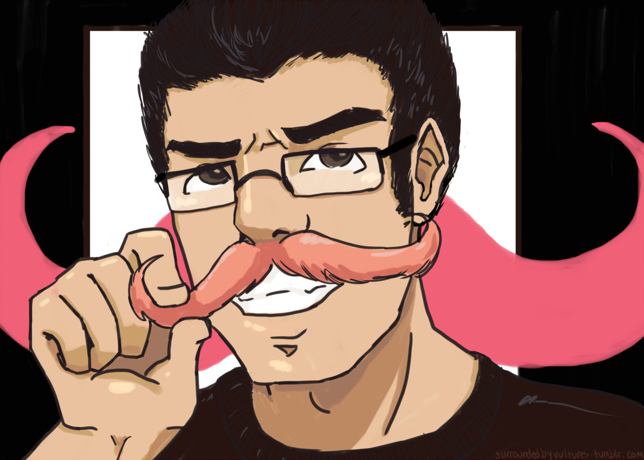 surroundedbyvultures:  man i have been having some art block. so here’s a markiplier