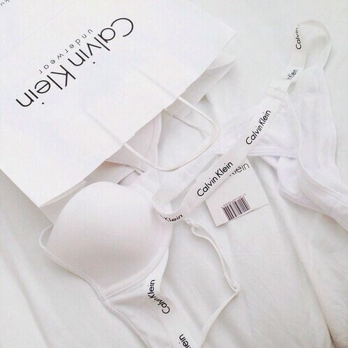 #bra #CalvinKlein #CK #fashion #girl #inspiration #underwear #white