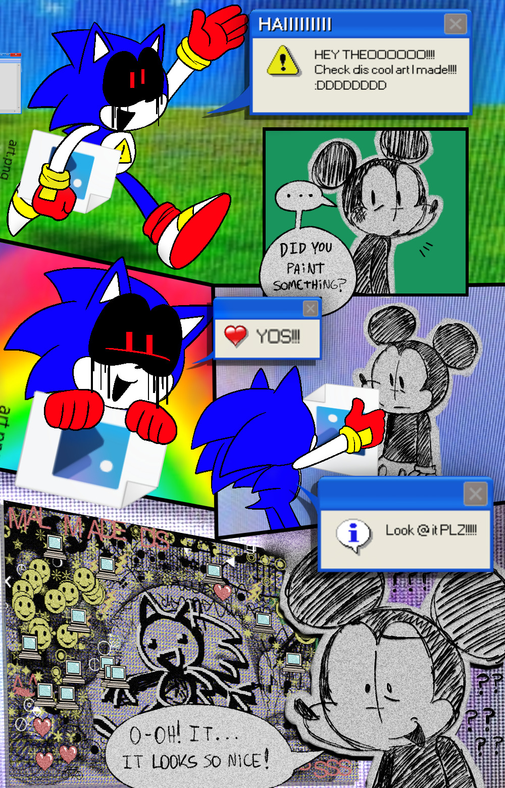 Josh P. on X: I thought I might surprise @Shadow_YT_Real ,  @Thefastestthin1 , and @Ganvious with this drawing of Penguin-Sonic,  Penguin-Knuckles, and Penguin-Shadow. And the reason why I made these three  into