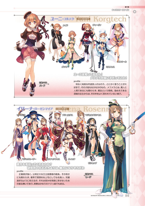 [Aquaplus] Dungeon Travelers 2 - Official Complete Guidebook
