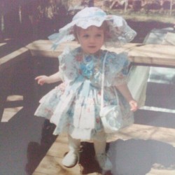 I was definitely killin that Easter dress