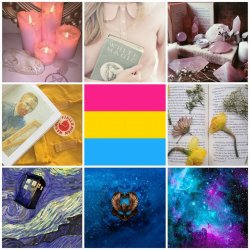 lgbt-mood:  Request:  a pansexual moodboard including ravenclaw, doctor who and witches stuff, with blue/purple universe and van gogh pics for anon Lea! (-helper Azzu)