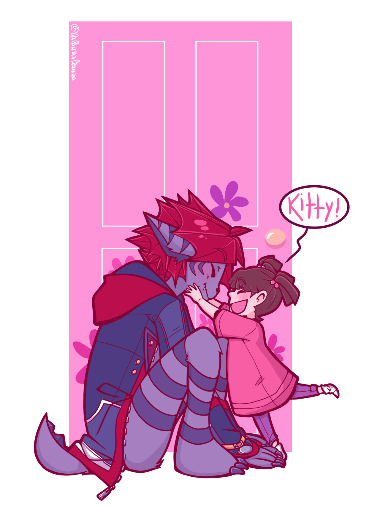 destiny-islanders:  I bet Sora is so good with kids!! Best not-kitty ever ;u;  Twitter