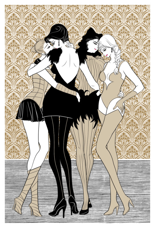 girlsbydaylight:  ブラックムーン by Motofuture on pixiv 