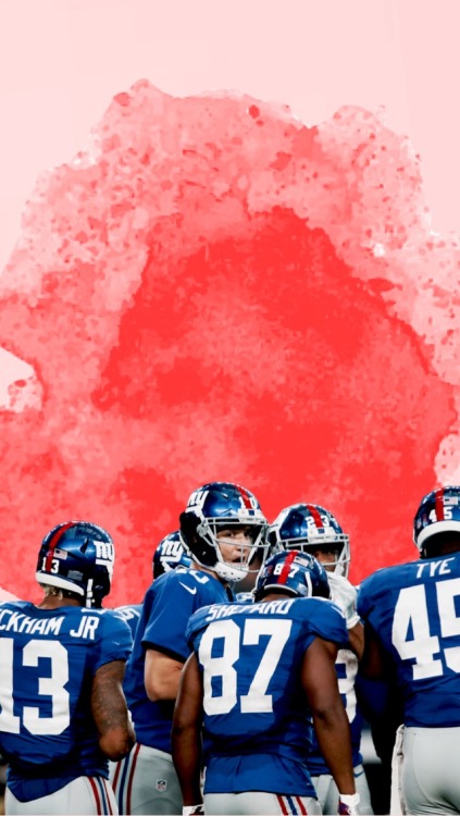 New York Giants -requested by @brohwneyes