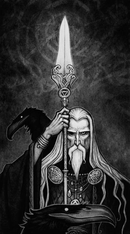 arcusxx:art by johan egerkrans - norse mythology ( my edits )