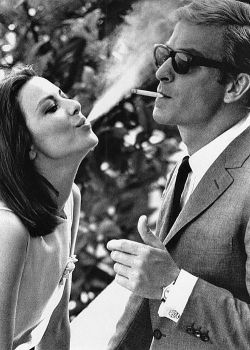 fawnvelveteen:  Michael Caine and Natalie Wood 