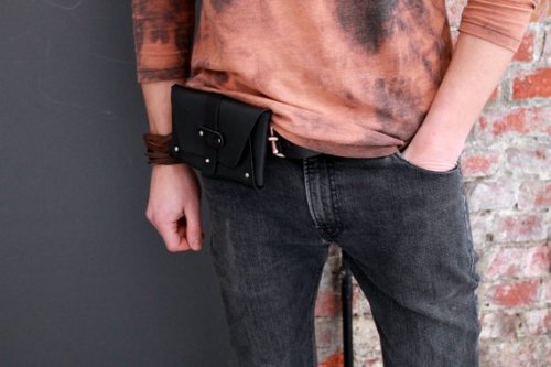 Leather Fanny Pack //StoneHillshop