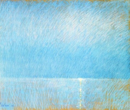 Frederick Childe Hassam’s Moonlight: The Evening Star  1891Moonlight on the Sound 1906Isle of Shoals