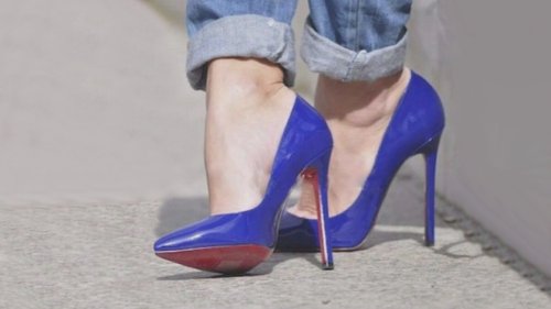 blue heels