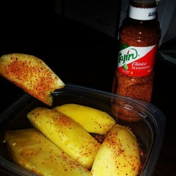 Mangos, piña and chile lime seasoning…it’s