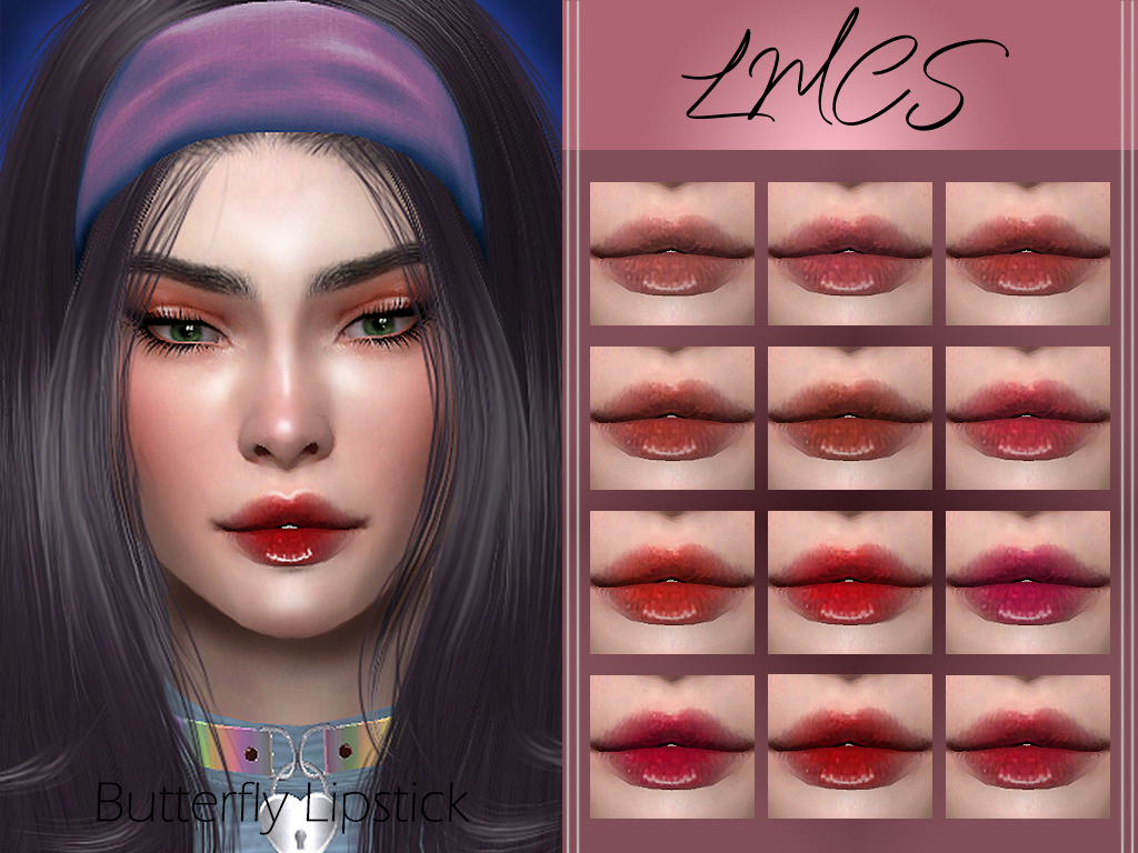 Emily Cc Finds Lisaminicatsims Lmcs Butterfly Lipstick Emily Cc Finds Lisaminicatsims Lmcs Butterfly Lipstick