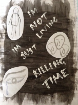 suicidalghosts:  Art Therapy Scrapbook Part 5