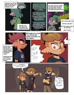 gayinkling:  My open Love Letter to Splatoon! I wanted to draw something cool for Chaos/Order… But my emotions got in the way as usual! Have a good final fest guys!&lt;3 *Fresh Start by SquidSisters are playing*(Click for better quality for the love