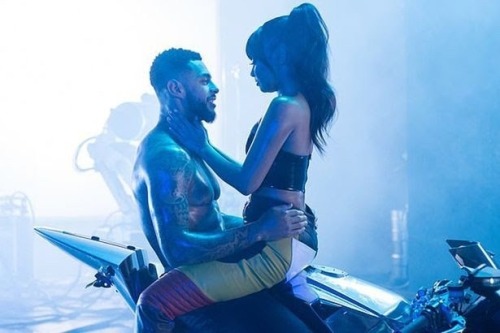 fyeahlittlemix: Leigh-Anne &amp; Andre Gray behind the scenes of Think About Us music video.