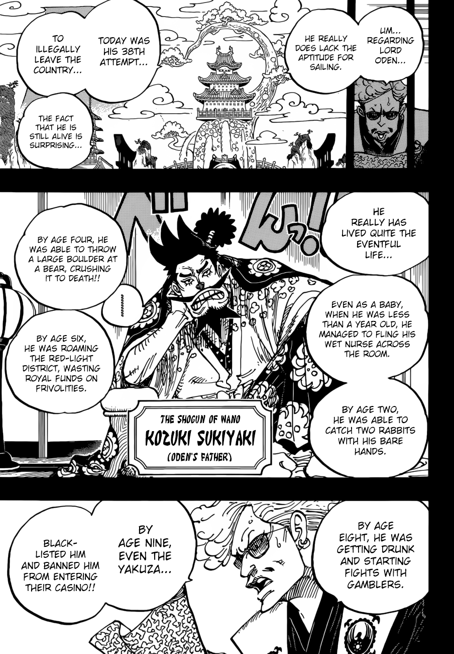 Woah One Piece 960 Spoiler