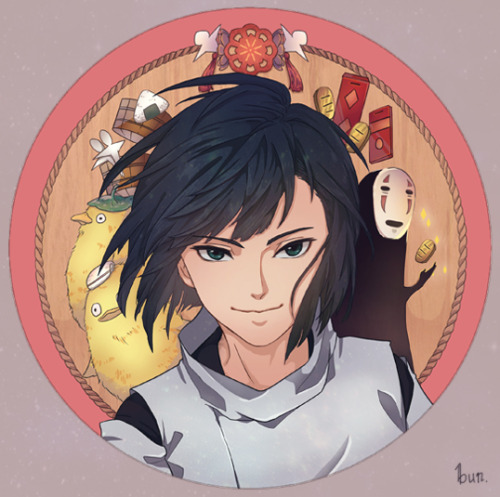 Haku - Spirited Away buttonOnce I’m finished, I will upload the upcoming Ghibli buttons series