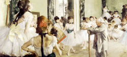 art history meme - (3/7) themes, series or subjectsBallet by Edgar Degas  