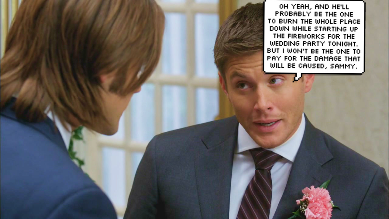 charlie-bradcherry:  Supernatural? More like Super-silly (series) [16/?]: There goes