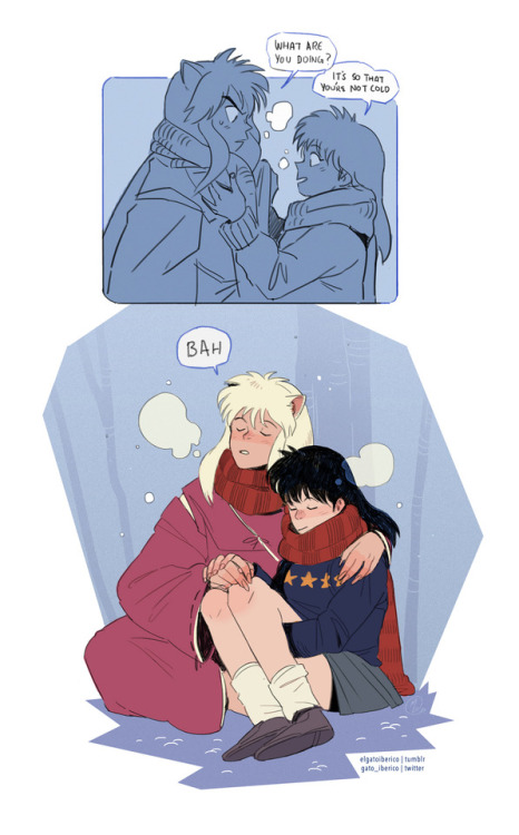 gatoiberico: it’s cold outside but deep down inside I feel all warm and mushy as I re-read Inu