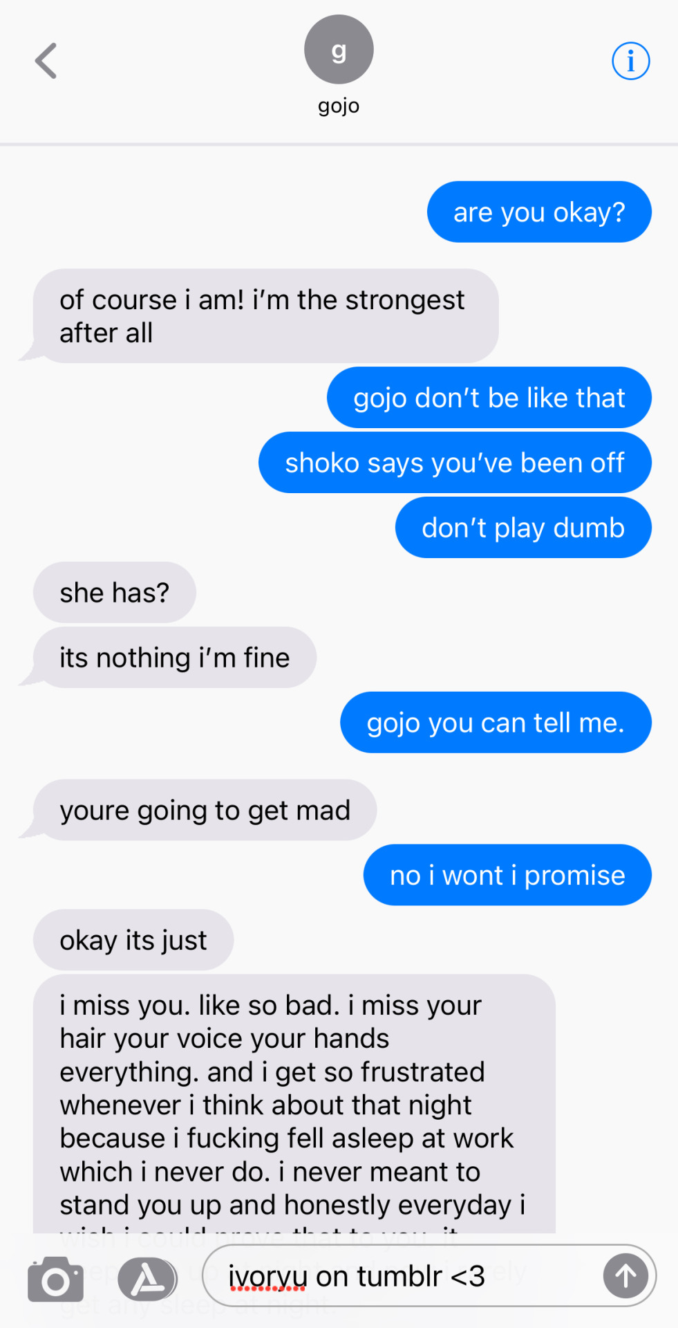 GOJO AS YOUR DOWN-BAD EX - PART 2