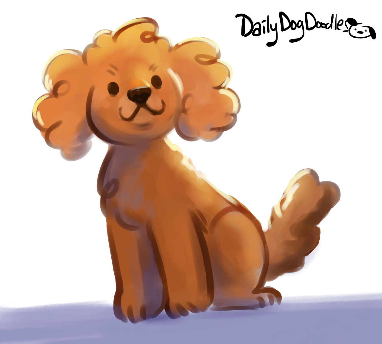 Today’s doodle is a poodle ;)