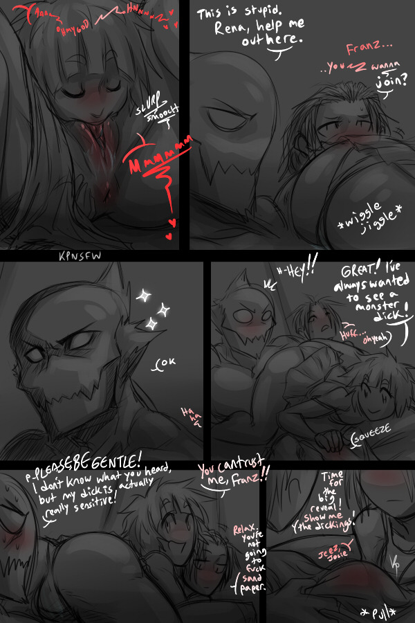 so these are pages to a comic i started last summer and just never really got around