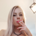 pinklusciousparfait-deactivated:zipperspit2:Lovely feminine and enticing smoking babe!
