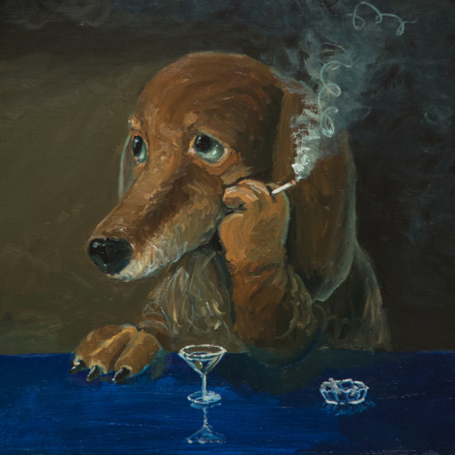 unawakening-float07:polkadotmotmot:Jieun Lee - Old dog and martini, 2020   