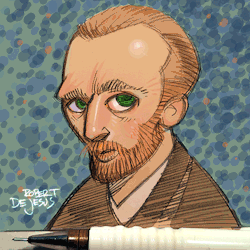 robertdejesus:  Van Gogh doodle