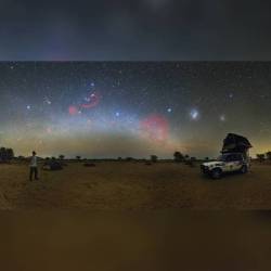 A Kalahari Sky #Nasa #Apod #Kalahari #Desert #Botswana #Africa  #Sky #Milkyway #Centralband