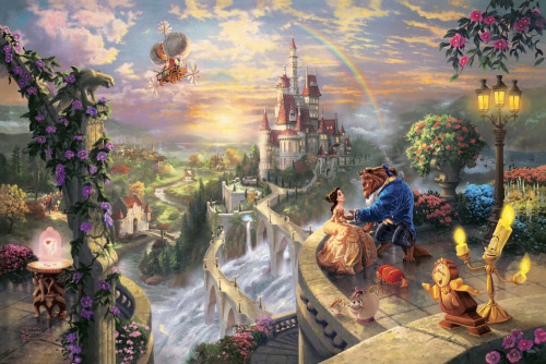 nicolenamias-inspirationboard:  Disney Dreams Collection By Thomas Kinkade 
