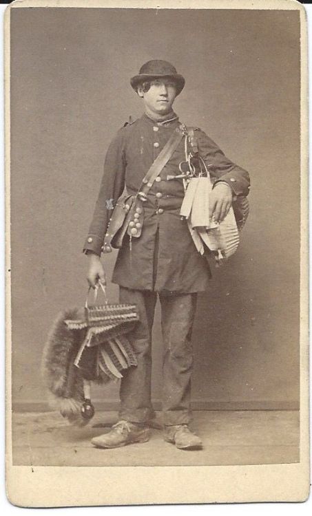 revoltedstates:CDV being sold as an image of a “Union Civil War Sutler.” What are we really looking 