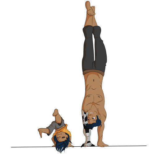 Mira Enjoys Joining Her Dad While He’s Training. 