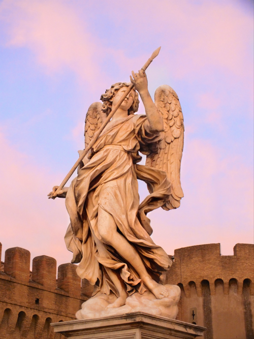 step-out-into:Ponte Sant'Angelo - Rome, Italy