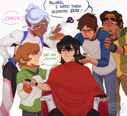 pepper-bottom: I want team bonding excercises but it’s just everyone giving keith a haircut