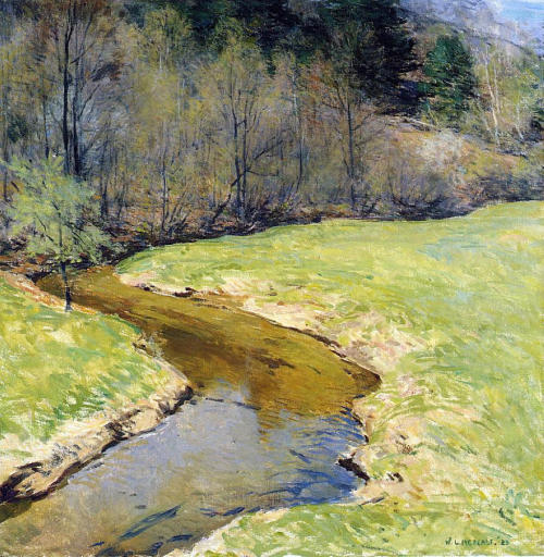 fleurdulys: The Sunny Brook, Chester, Vermont  - Willard Metcalf