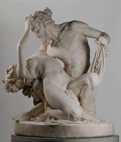 Hismarmorealcalm:  James Pradier (1790 - 1852)  Satyre Et Bacchante  Vers 1830 