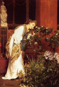 In The Peristyle Sir Lawrence Alma-Tadema - 1866