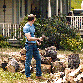 thepunisher:make me choose: @superbatfleck asked → tony stank’s tank top or steeb rogers’s lumberjac