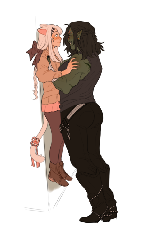 maykitz:catboy & orcwife