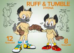 e-vay:  Introducing Ruff & Tumble Hyena,