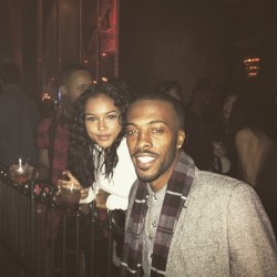 Me and @karrueche in #Fresno, a club going up on a Sunday #turnit