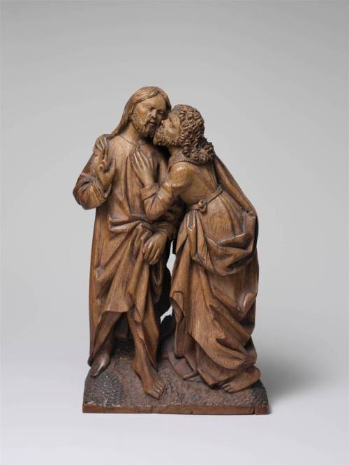 El beso de Judas, talla realizada en Alemania, s. XVI