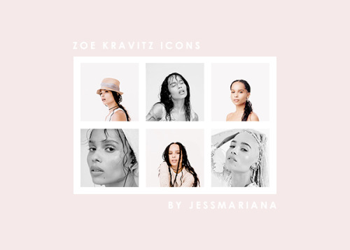 jessmariana:zoe kravitz icons | requested by anonymousicons are 300x300 pxlike or reblog if using!fi